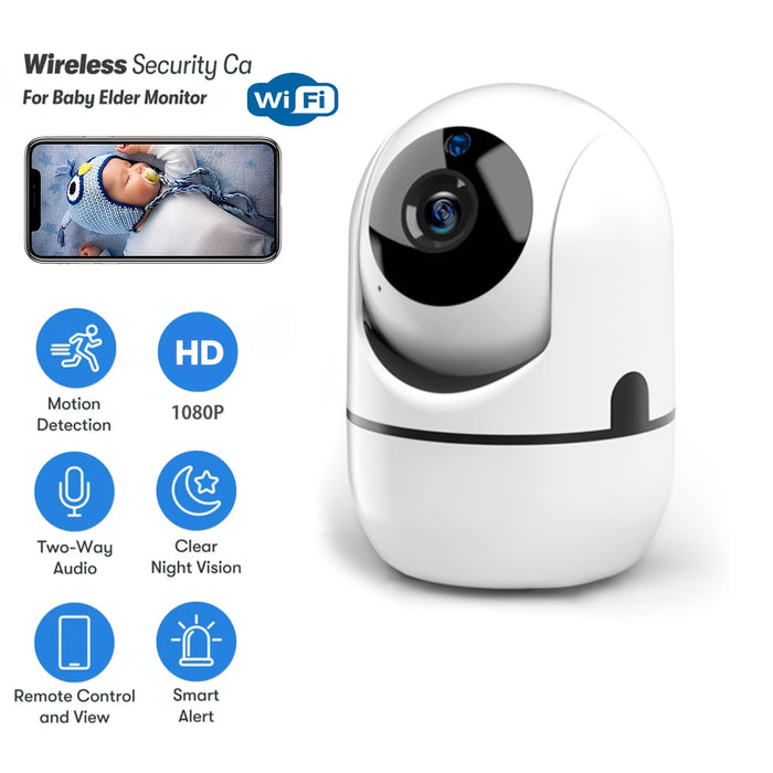 Sovmiku 2MP WiFi Wireless Home Security IP Camera Night Vision Baby Monitor 2-Way Audio