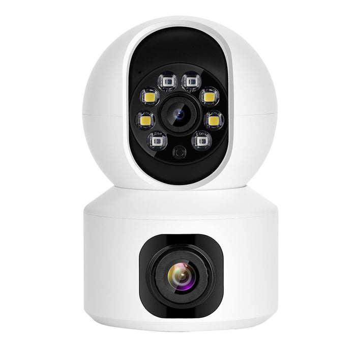 Sovmiku 4MP Dual Lens WiFi Indoor Home Security Camera Auto Tracking Baby Monitor 2-Way Audio