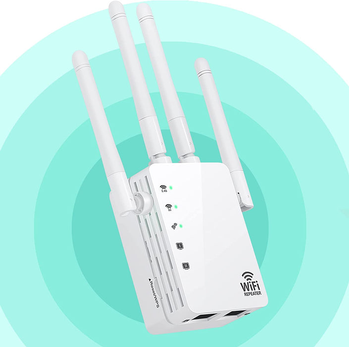Wi-Fi Repeater 1200mbps WiFi Booster Dual Band